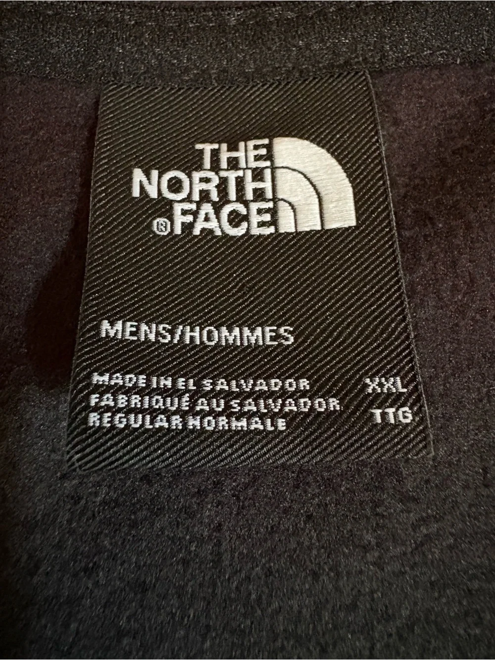 The North Face Blue and Black Half-Zip Fleece Pullover